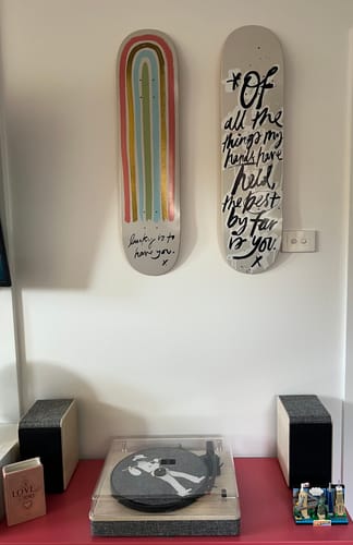 Customer photo review of RAINBOW SKATEBOARD