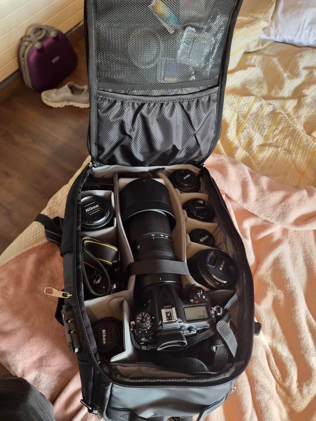 Customer photo review of Professional Photography Backpack