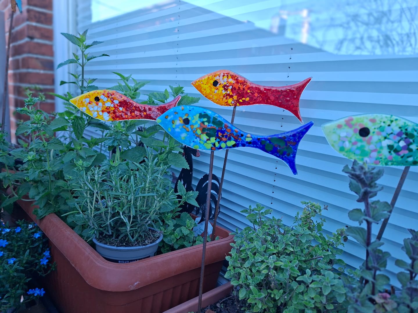Customer photo review of Gartenstecker Kleiner Fisch