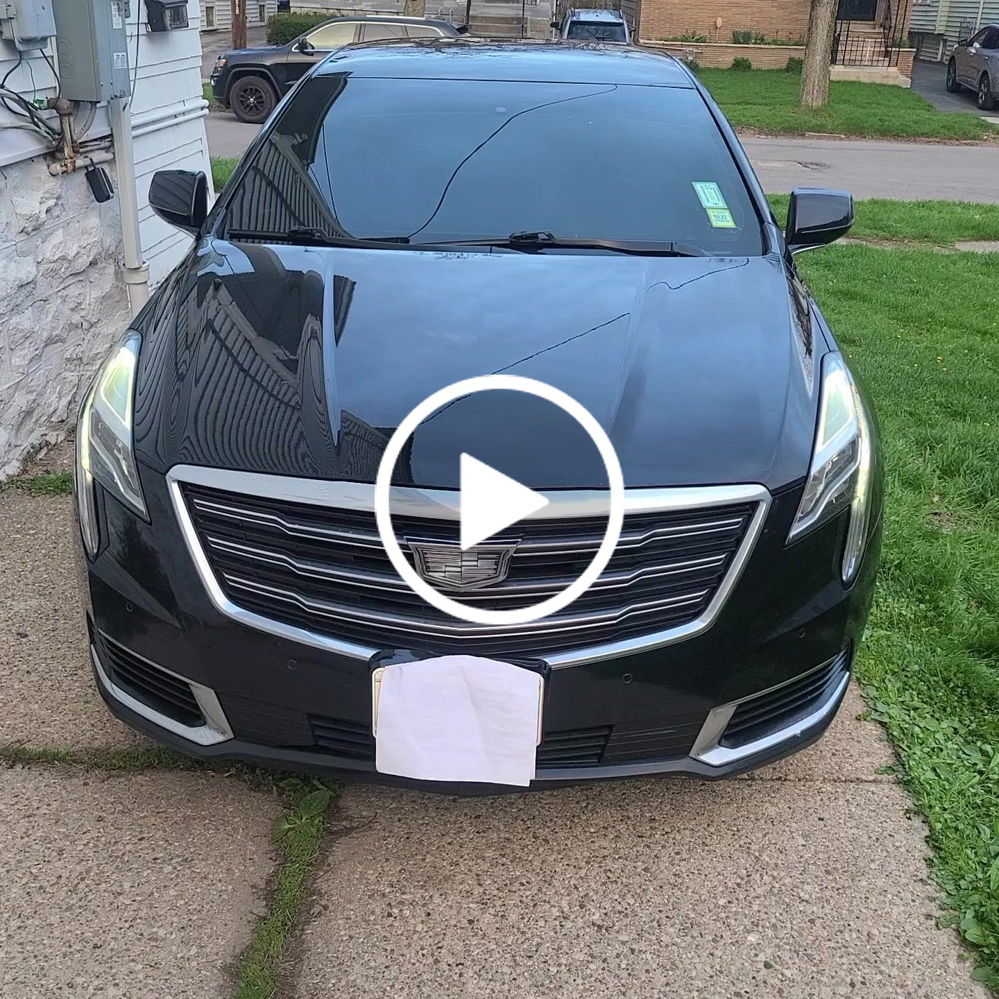 Customer video review of Cadillac Emblem Light Up Front Grille LED Luxury Metallic Dynamic Crystal Illuminated Logo