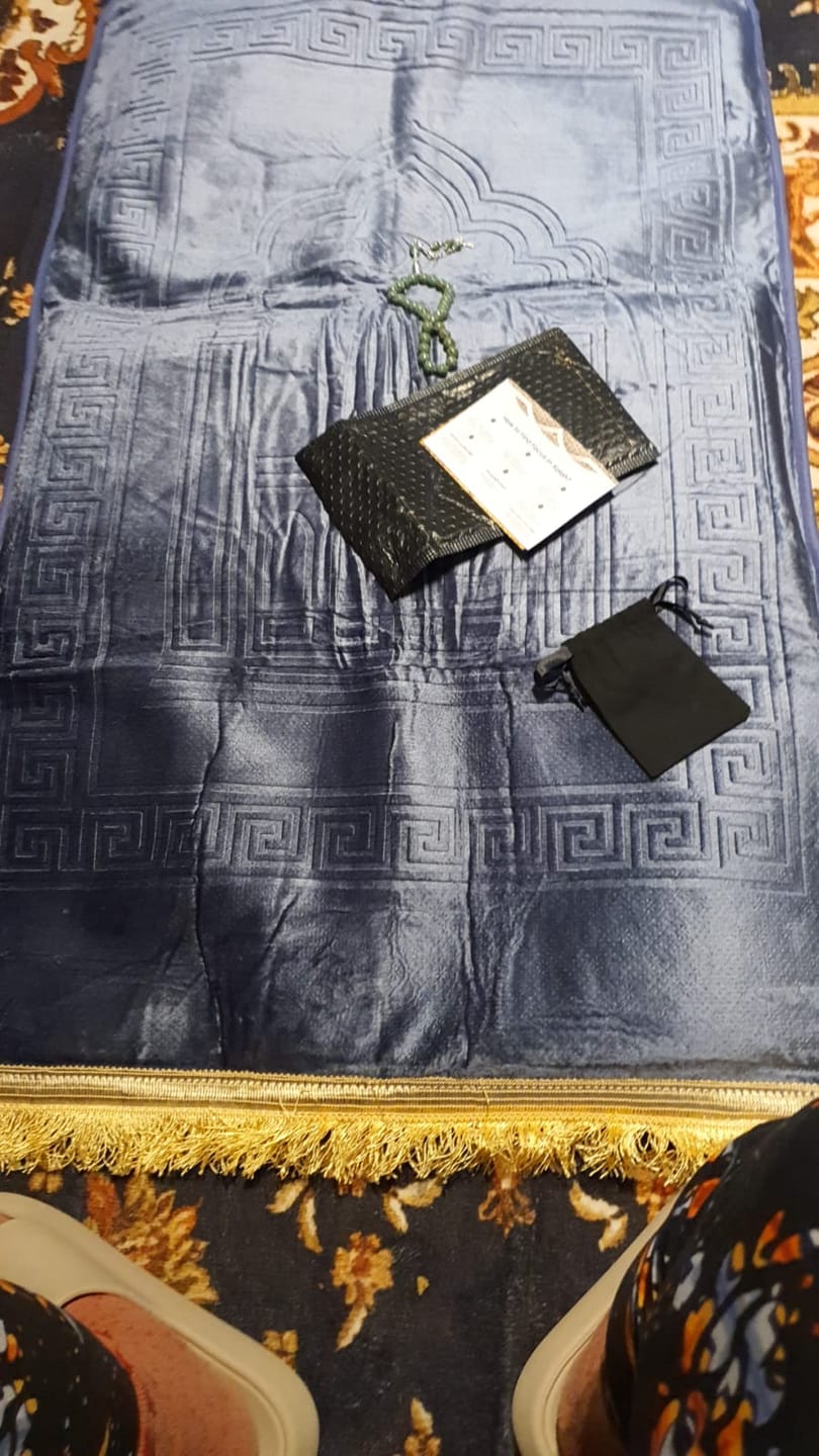 Customer photo review of Ergonomic Prayer Mat with Raised Cushion