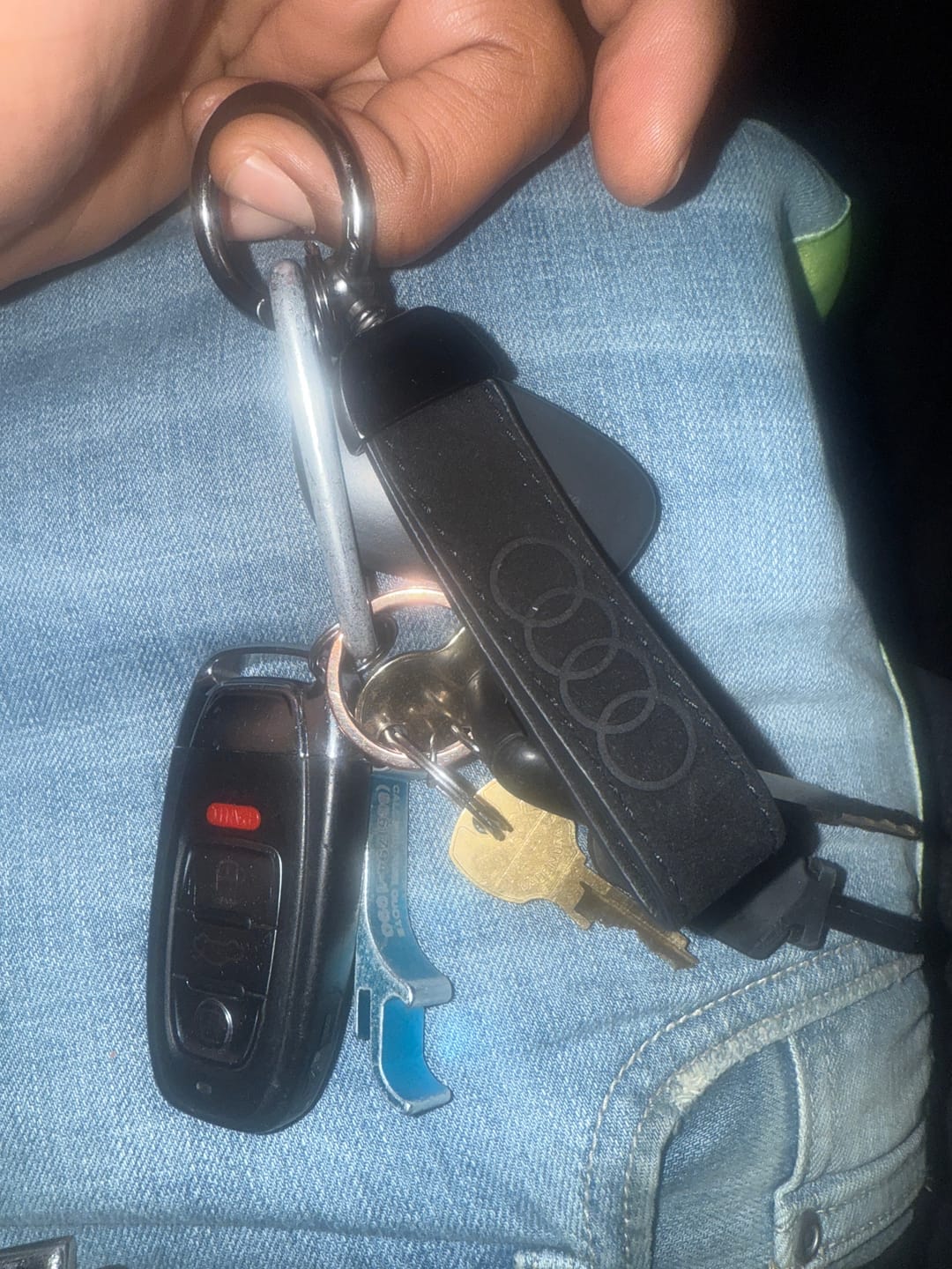 Customer photo review of AUDI KEYCHAIN