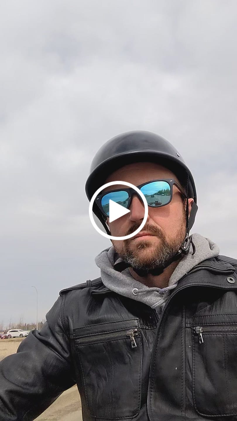 Customer video review of Low Profile Reversible DOT Polo Helmet / Gloss Black