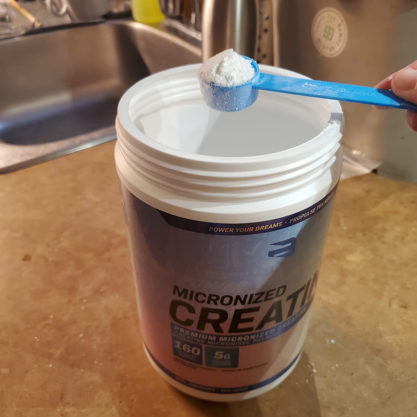 Customer photo review of Believe - Créatine Micronisée - 800g