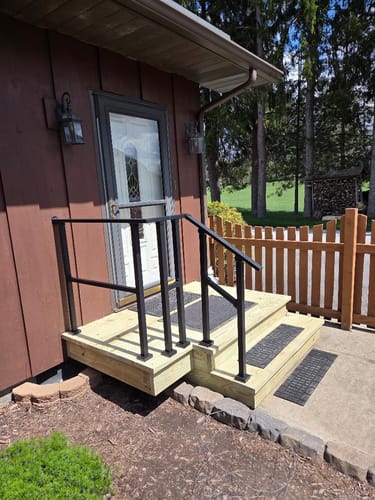 Customer photo review of Corner Adjustable Top Rail Connector (Plastic)