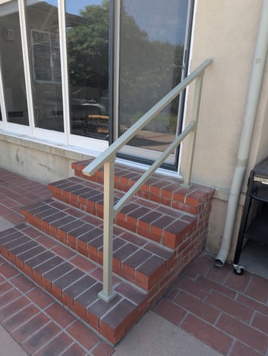 Customer photo review of Stair Handrail Kit