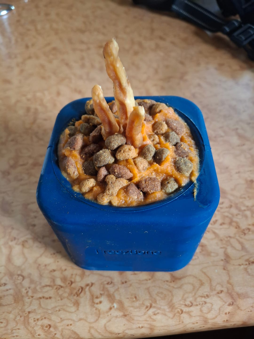 Customer photo review of Freezbox - Super Tough Treat Toy