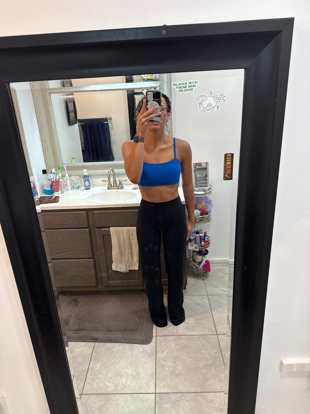 Customer photo review of W2257 - Kove Wide Leg Flare Leggings (Regular)