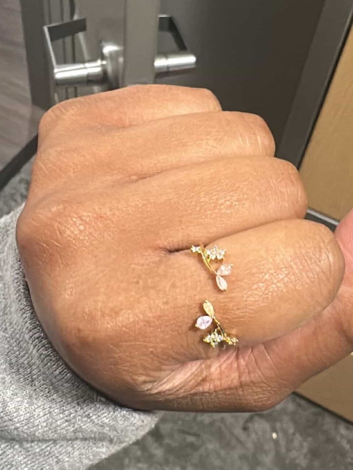 Customer photo review of Cottage Garden Pastel Ring