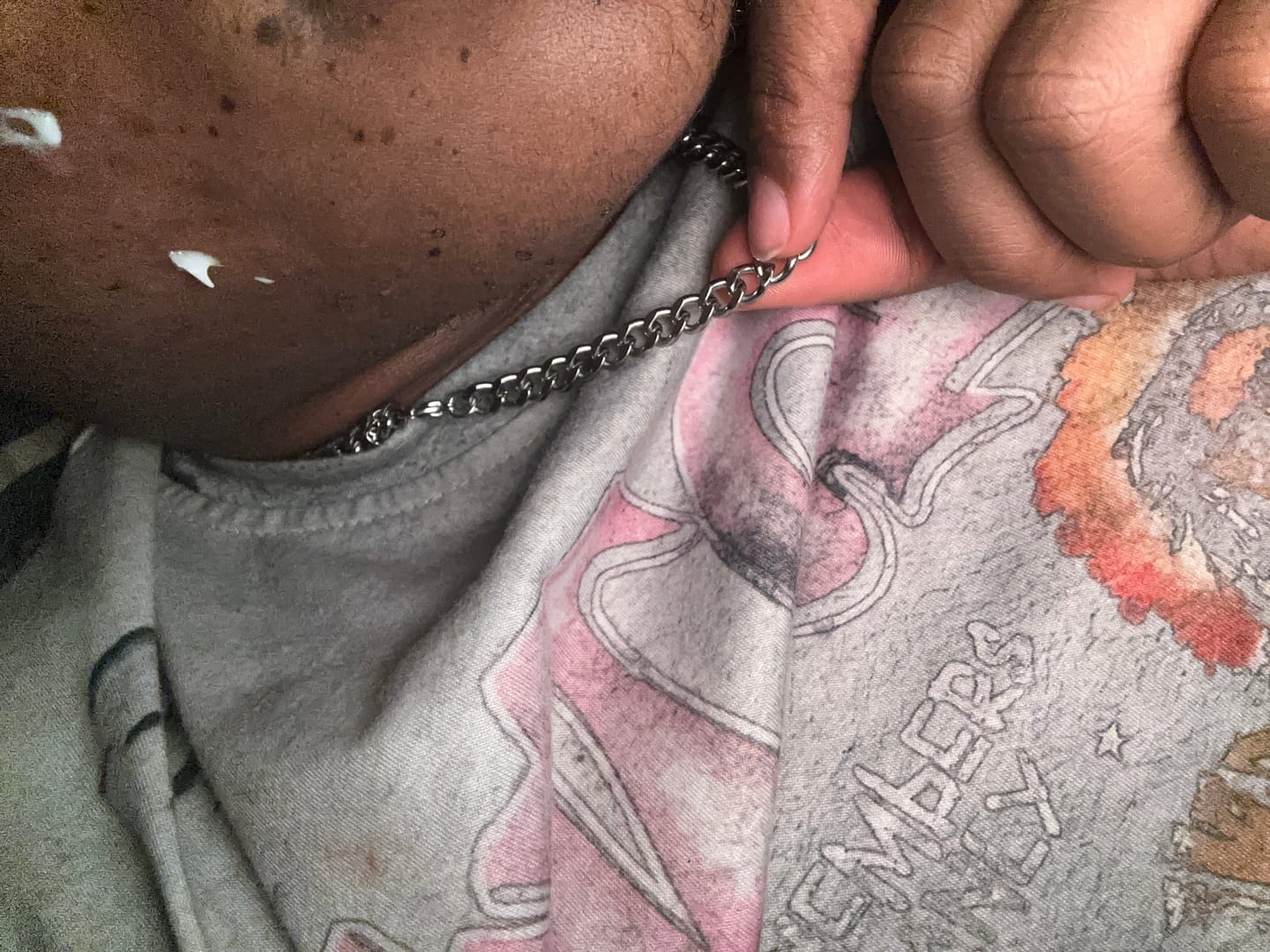 Customer photo review of Sterling Silver Promise Necklace