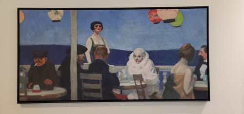 Customer photo review of Soir Bleu | Edward Hopper | 1914