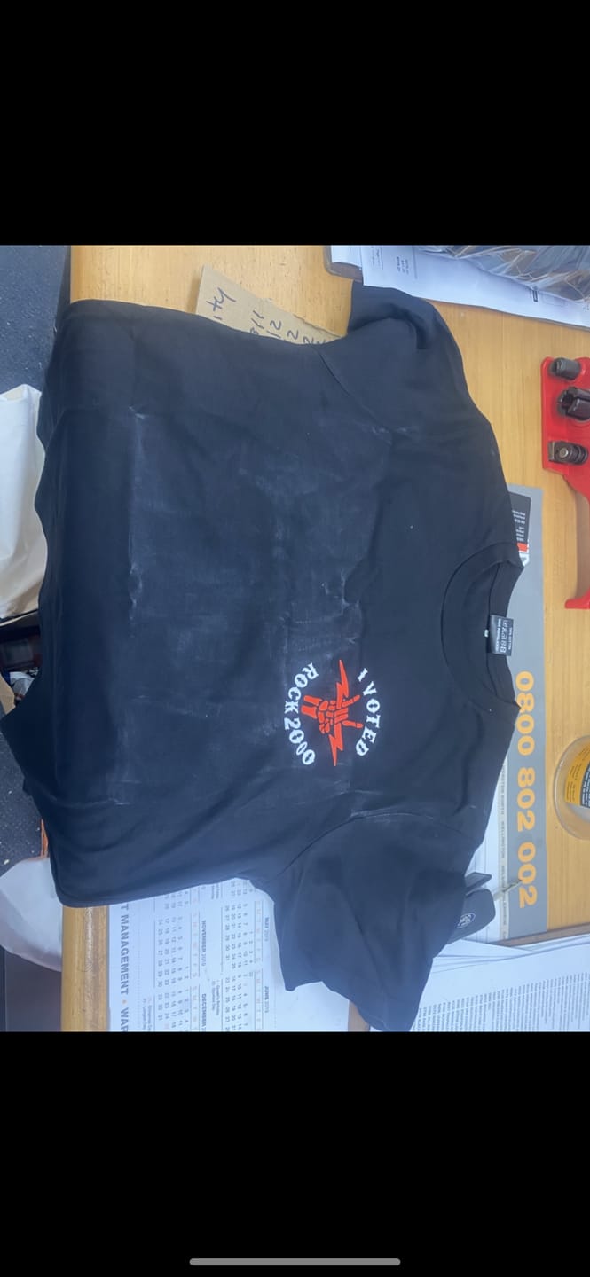 Customer photo review of The Rock 2000 Good Counts T-Shirt