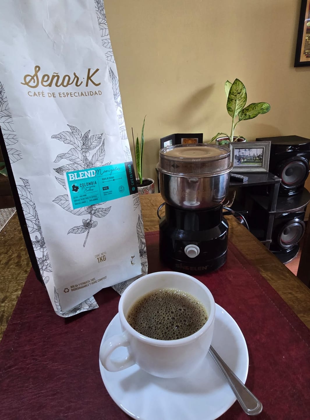 Customer photo review of Colombia | Blend Manizales Bolsa 1KG |GRANO ENTERO