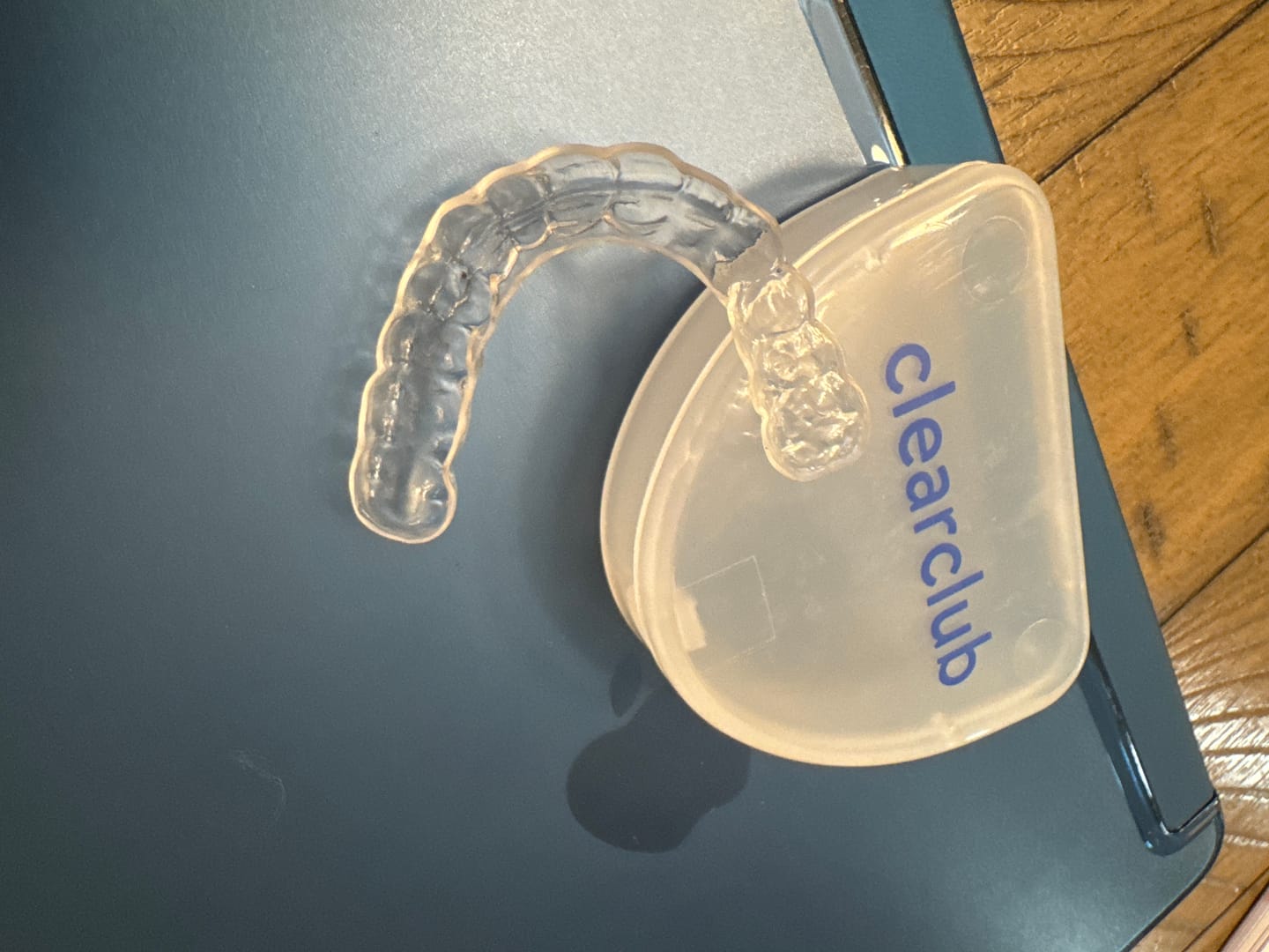 Customer photo review of Clear Custom Night Guard