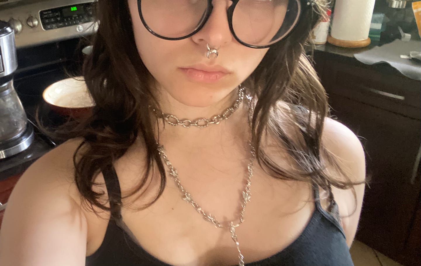 Customer photo review of FAUX LUNA SEPTUM