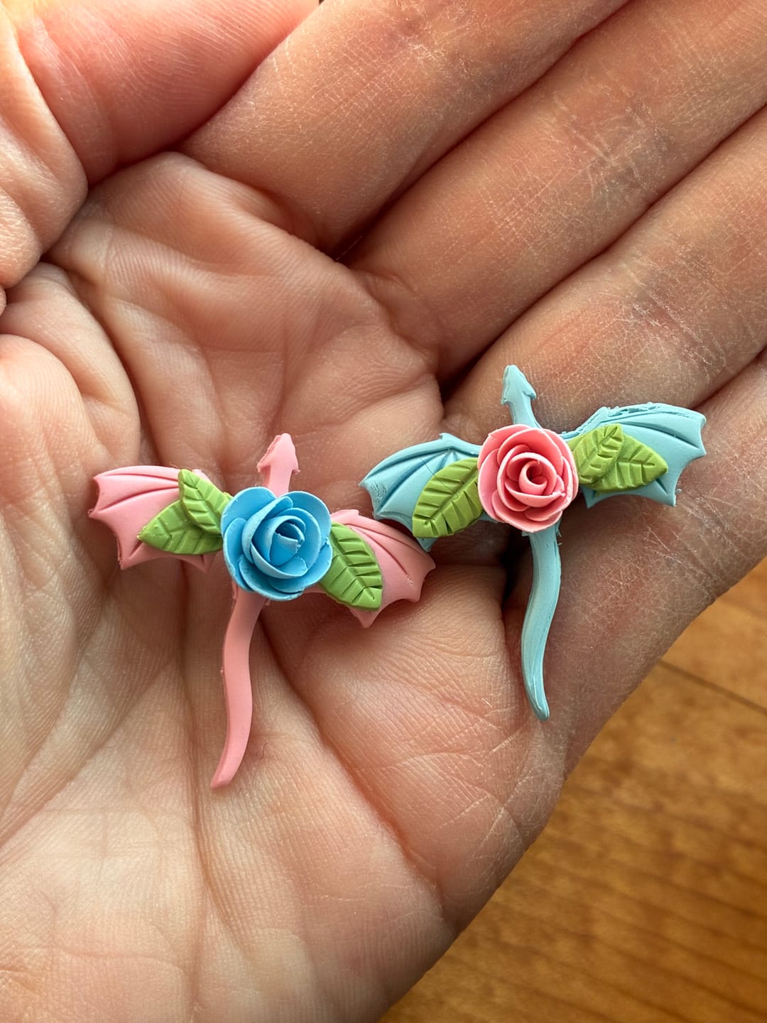 Customer photo review of Soaring Dragon Mirrored Polymer Clay Cutter Set