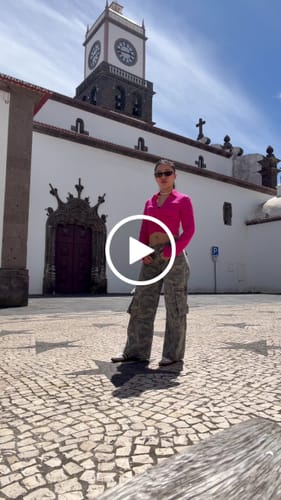 Customer video review of W2132 - Camo Straight Cargo Jeans