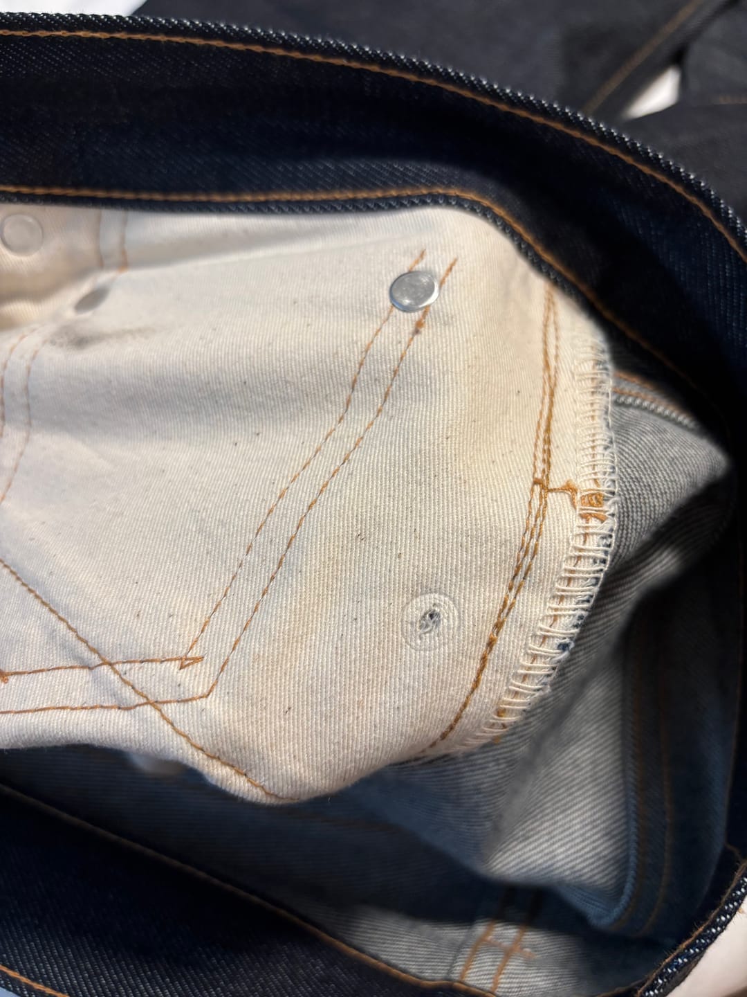 Customer photo review of Lot 602 1969 Model Selvedge Denim Jeans