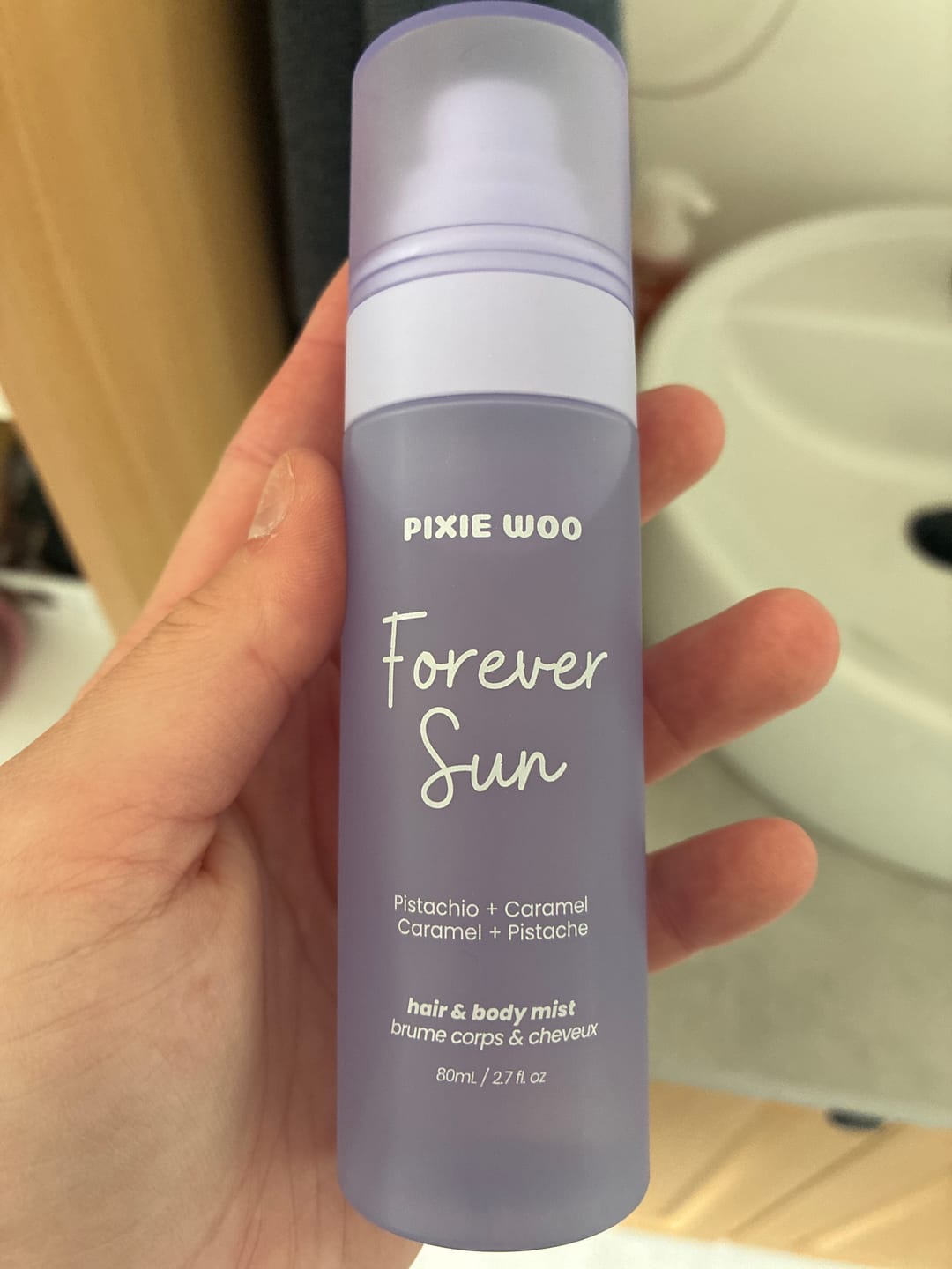 Customer photo review of Hair & Body mist - Forever sun