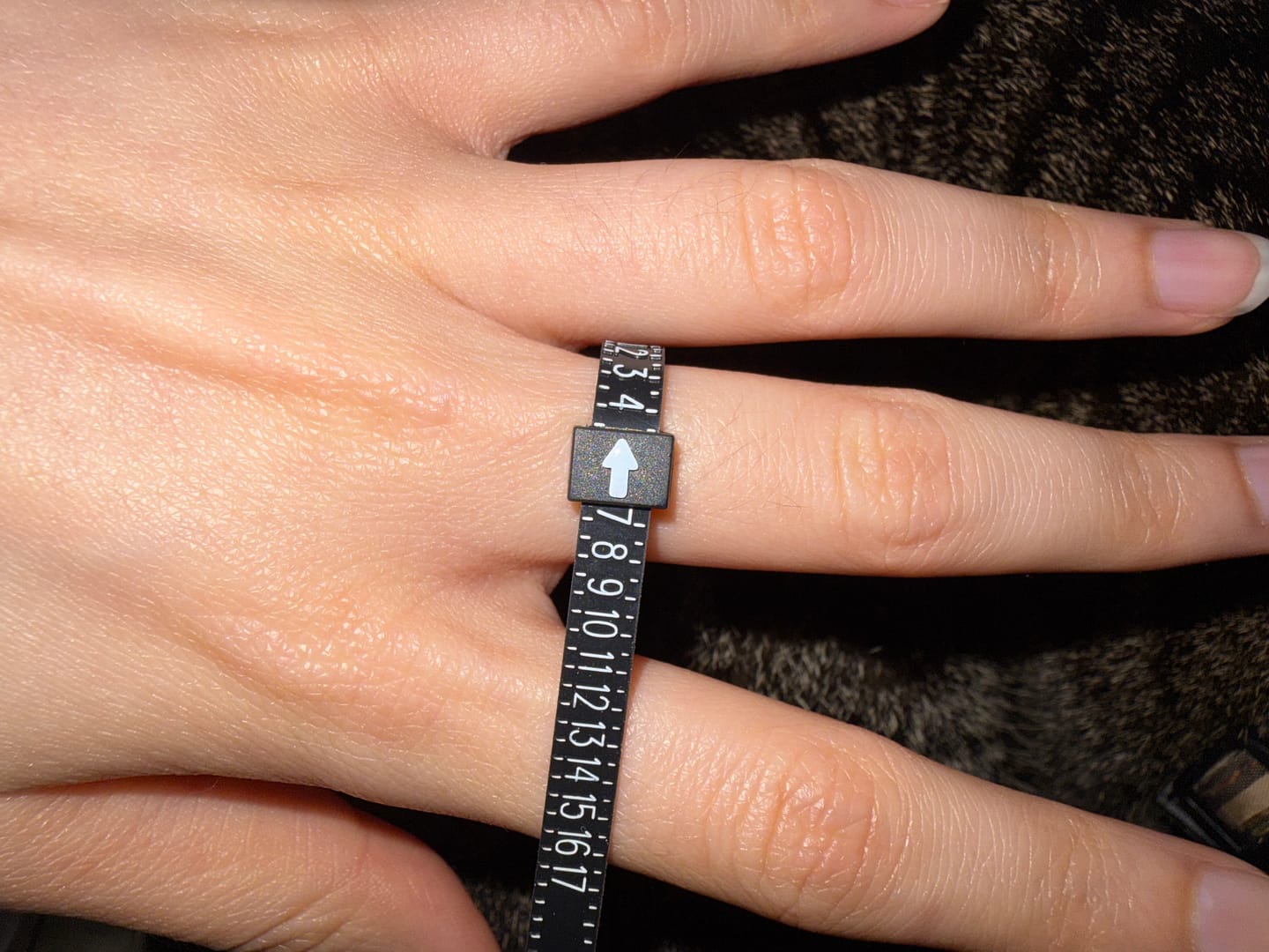 Customer photo review of FREE RING SIZER
