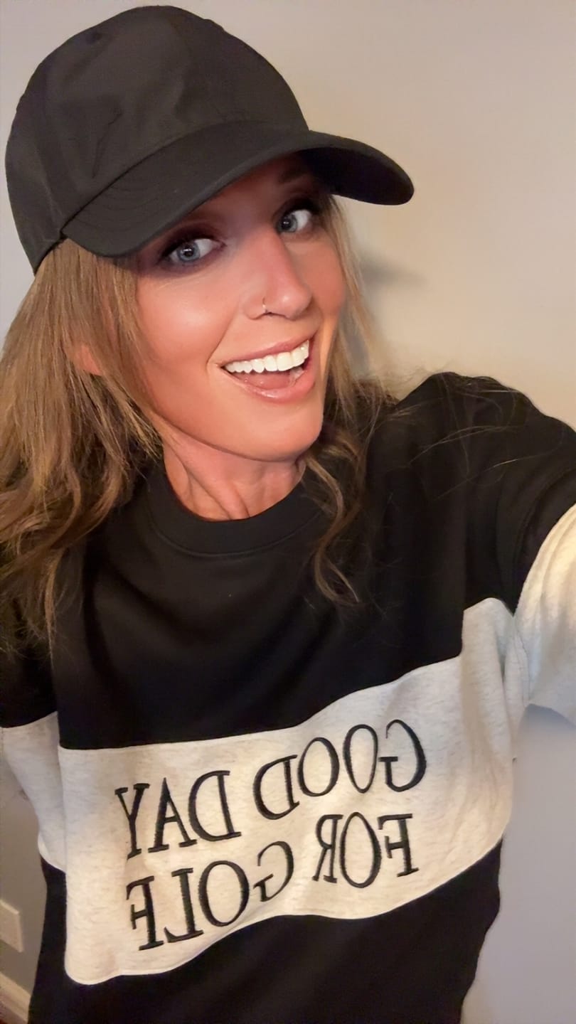 Customer photo review of Good Day for Golf Crewneck