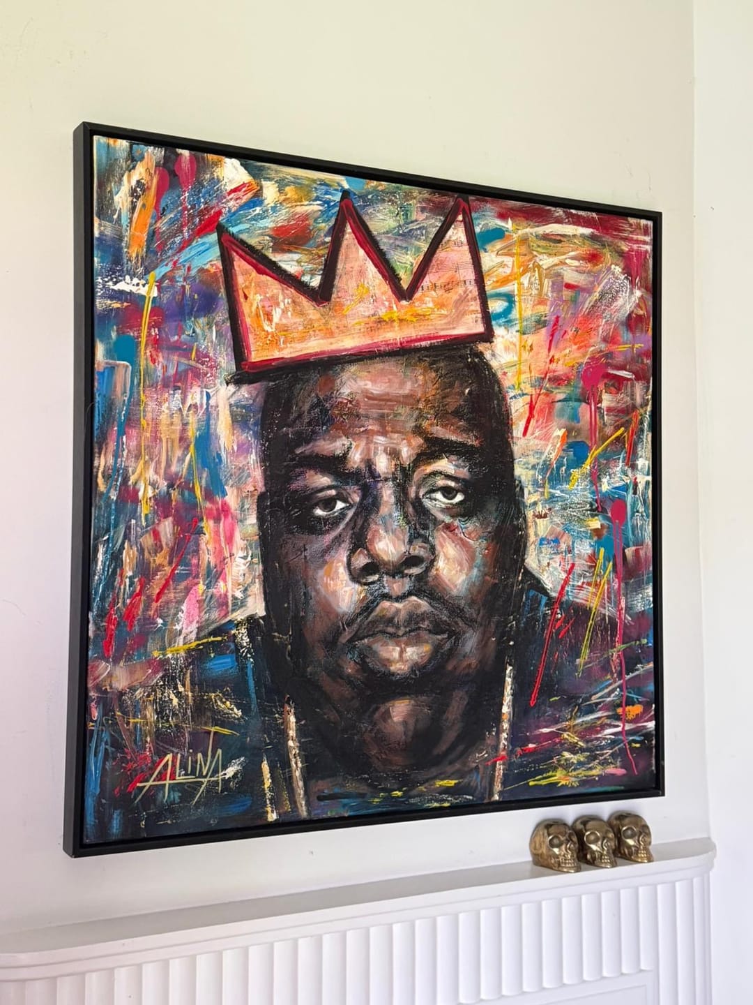 Customer photo review of Biggie Smalls - Limited Edition Print