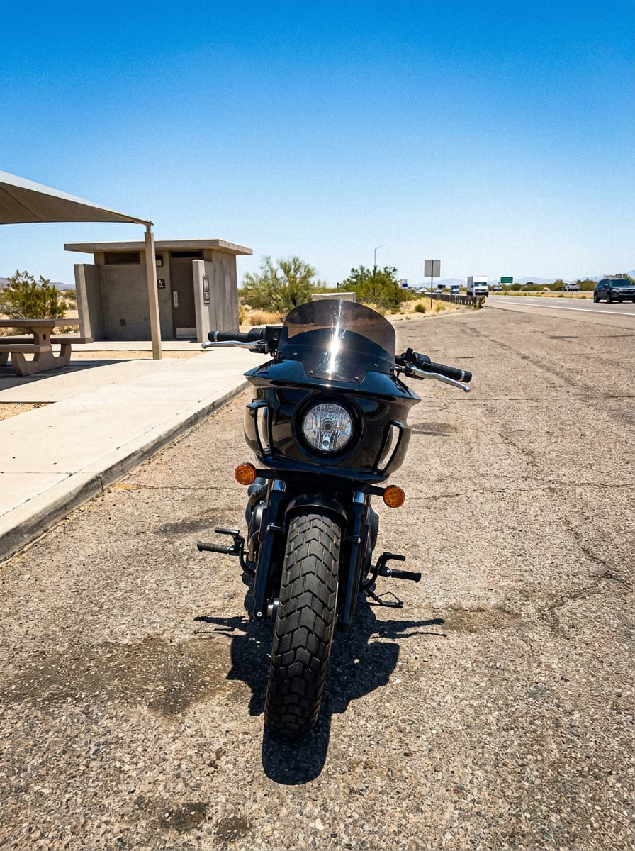 Customer photo review of Viking Darkin Indian Sport Scout Motorcycle Fairing Gloss Black