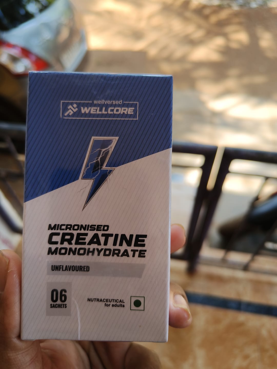 Customer photo review of Wellcore - Pure Micronised Creatine Monohydrate | Unflavoured (6 Sachets)