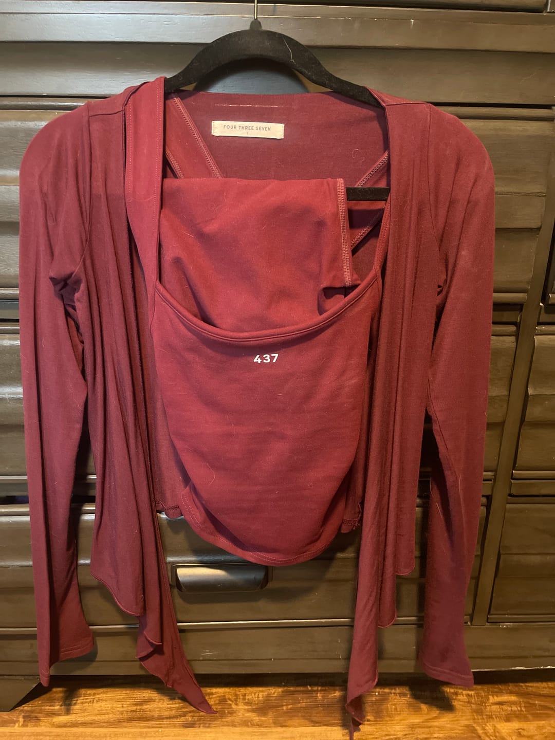 Customer photo review of The Essentials Short / Black-Cherry