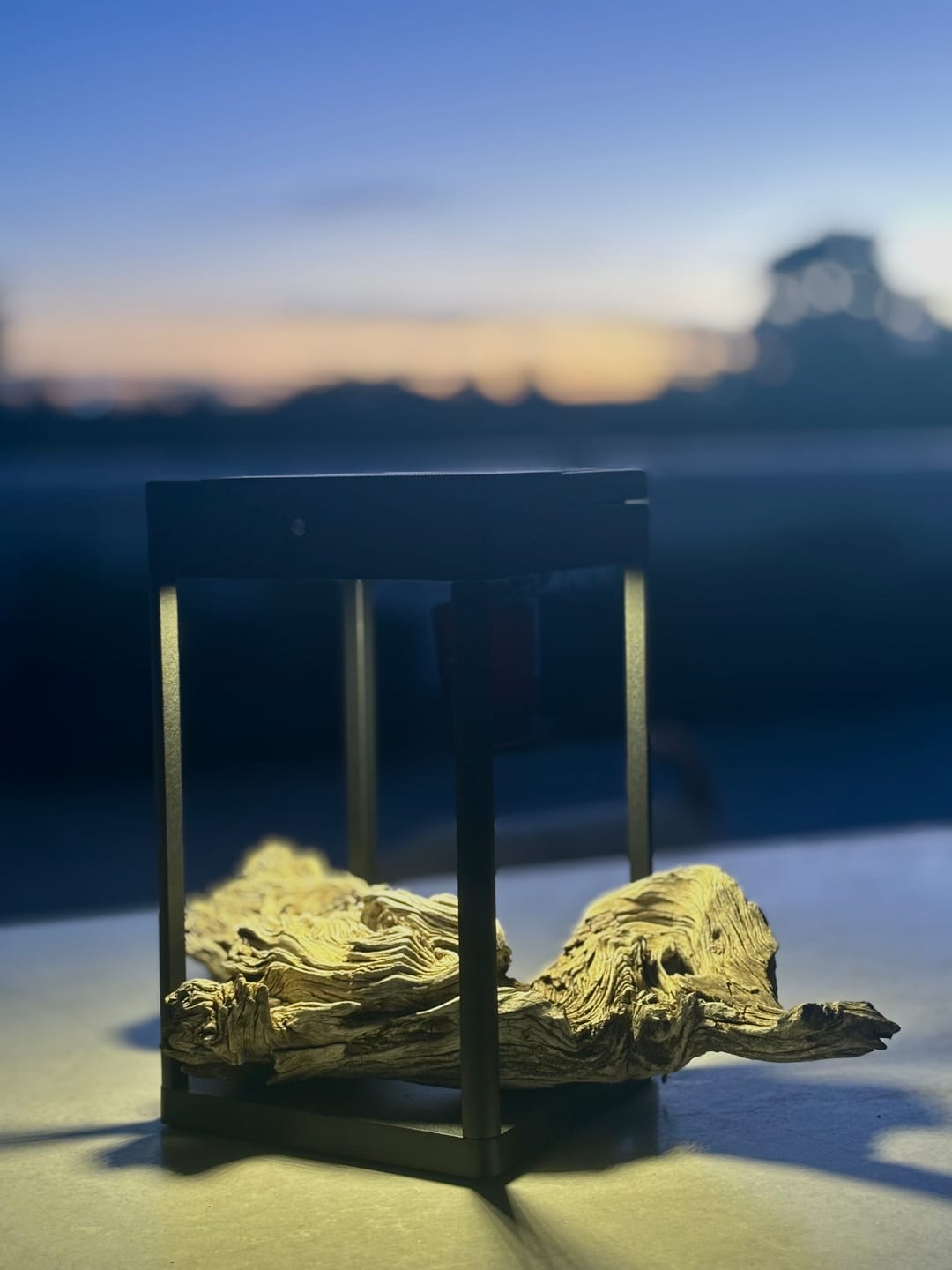 Customer photo review of Luxury Metal Solar Lantern