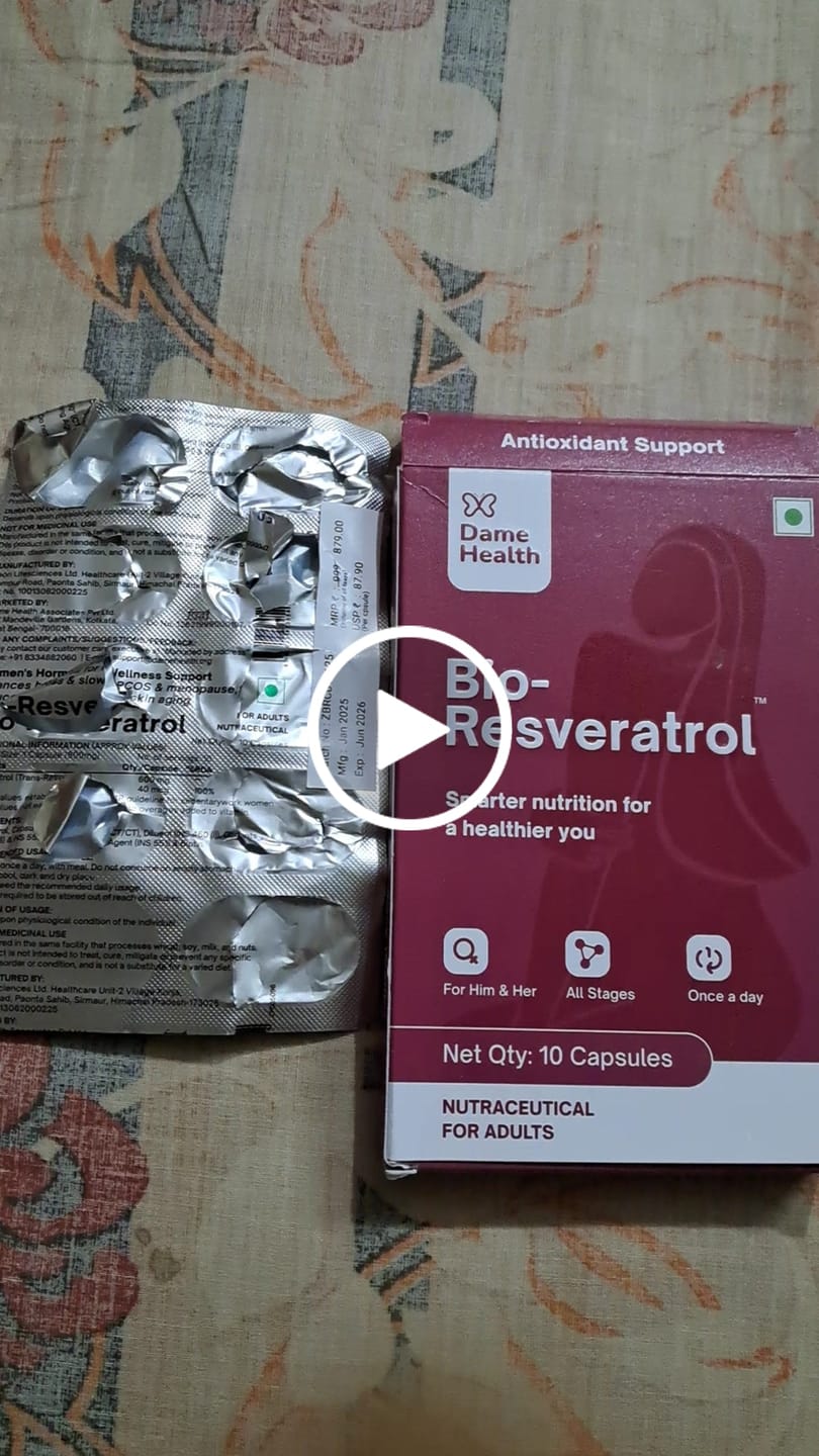 Customer video review of Bio-Resveratrol | Advanced Hormonal Balance & Anti-Aging Formula