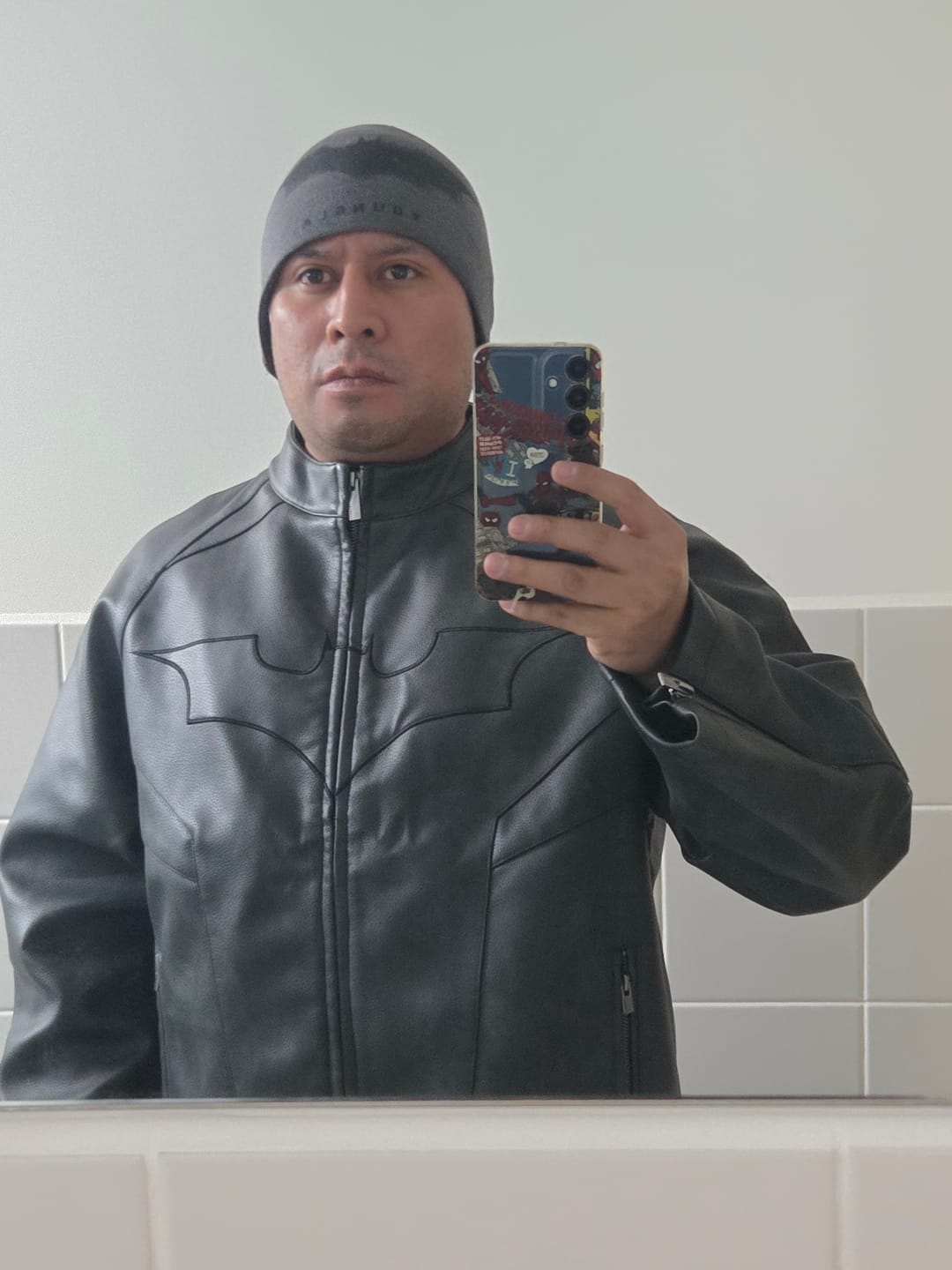 Customer photo review of 5214 - Batman Leather Jackets
