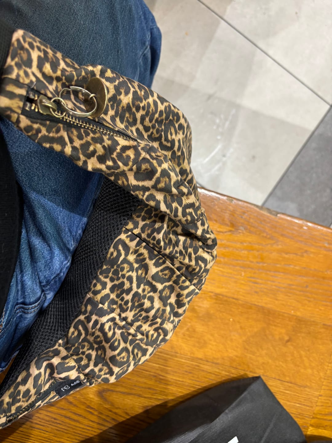 Customer photo review of פאוץ׳ גדול מנומר מיטל