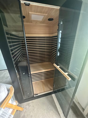 Customer photo review of 2 Person Full Spectrum Infrared Sauna + WIFI