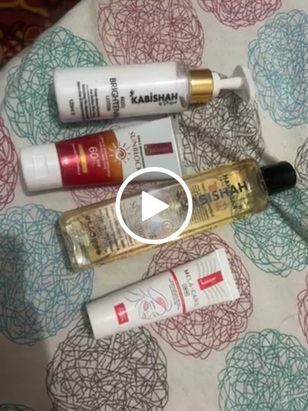 Customer video review of Special Pigmentation Bundle