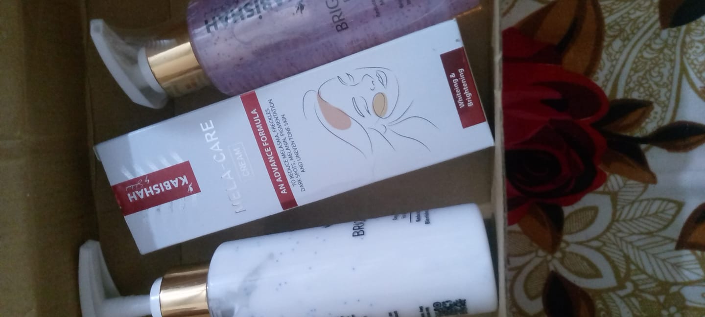 Customer photo review of Glutathione Brightening Bundle