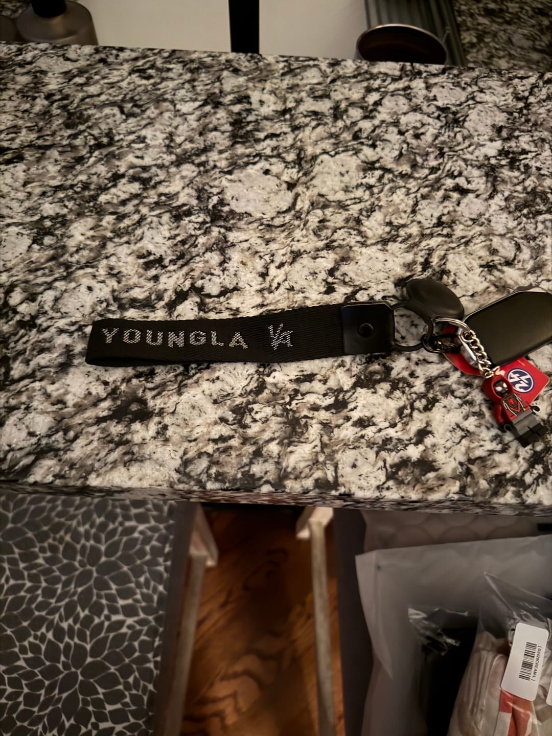 Customer photo review of 933 YoungLA Keychains