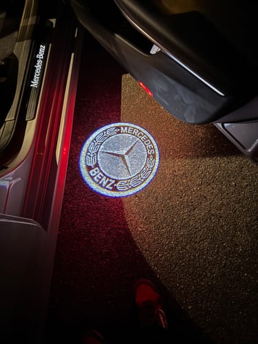 Customer photo review of MERCEDES DOOR LIGHTS