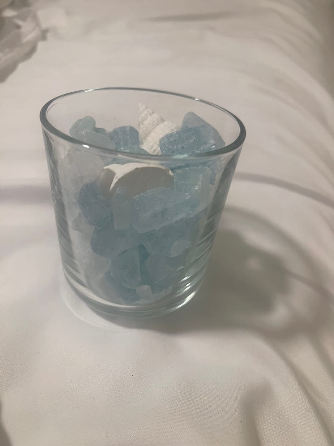 Customer photo review of Inis Home Scented Seashells & Sea Glass 8.8 Oz.