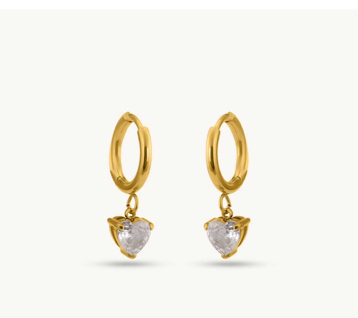 Customer photo review of Diamond Drift Drop Earrings