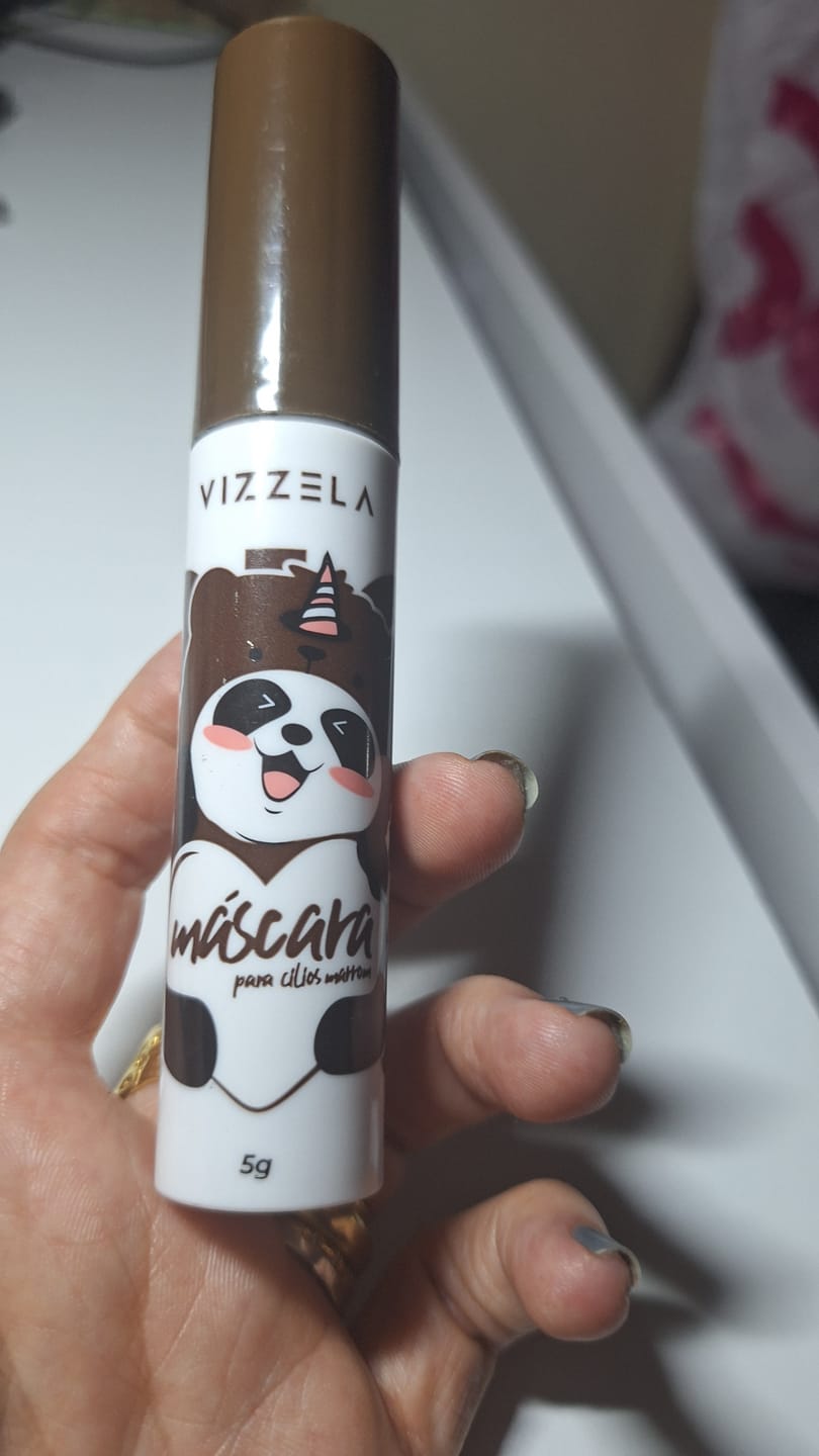 Customer photo review of Máscara Big No Panda Brown Vizzela - Marrom