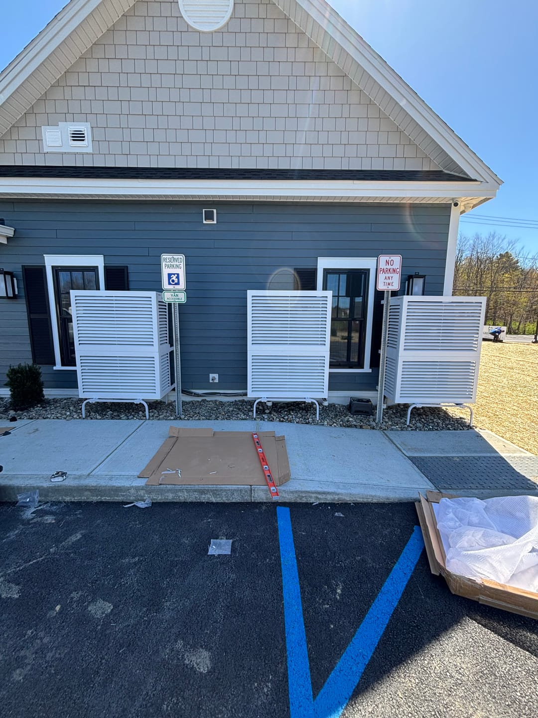 Customer photo review of Mini-Split AC Cover - White