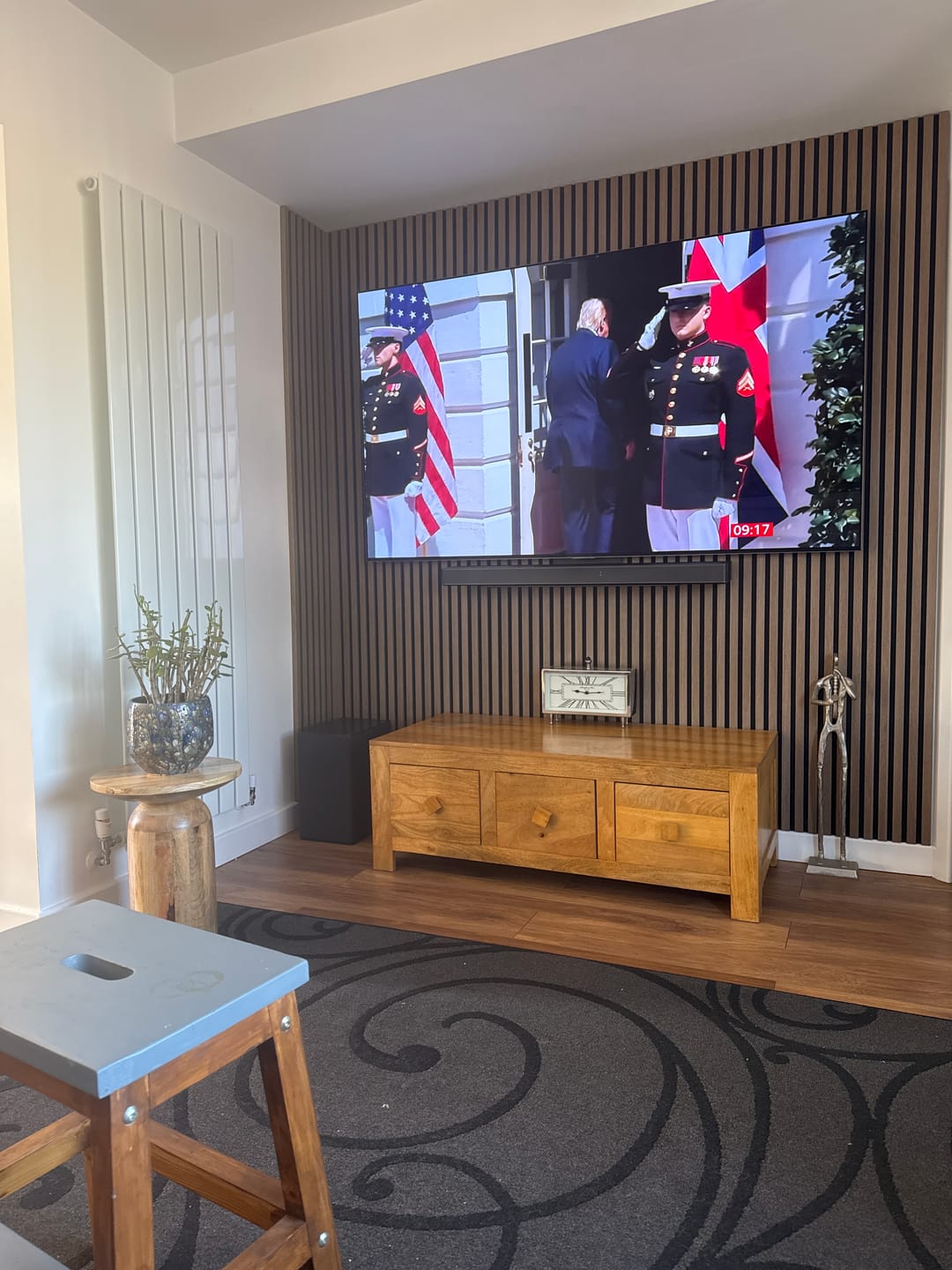 Customer photo review of Acoustic Wall Panel End Trim (Multiple Colours)