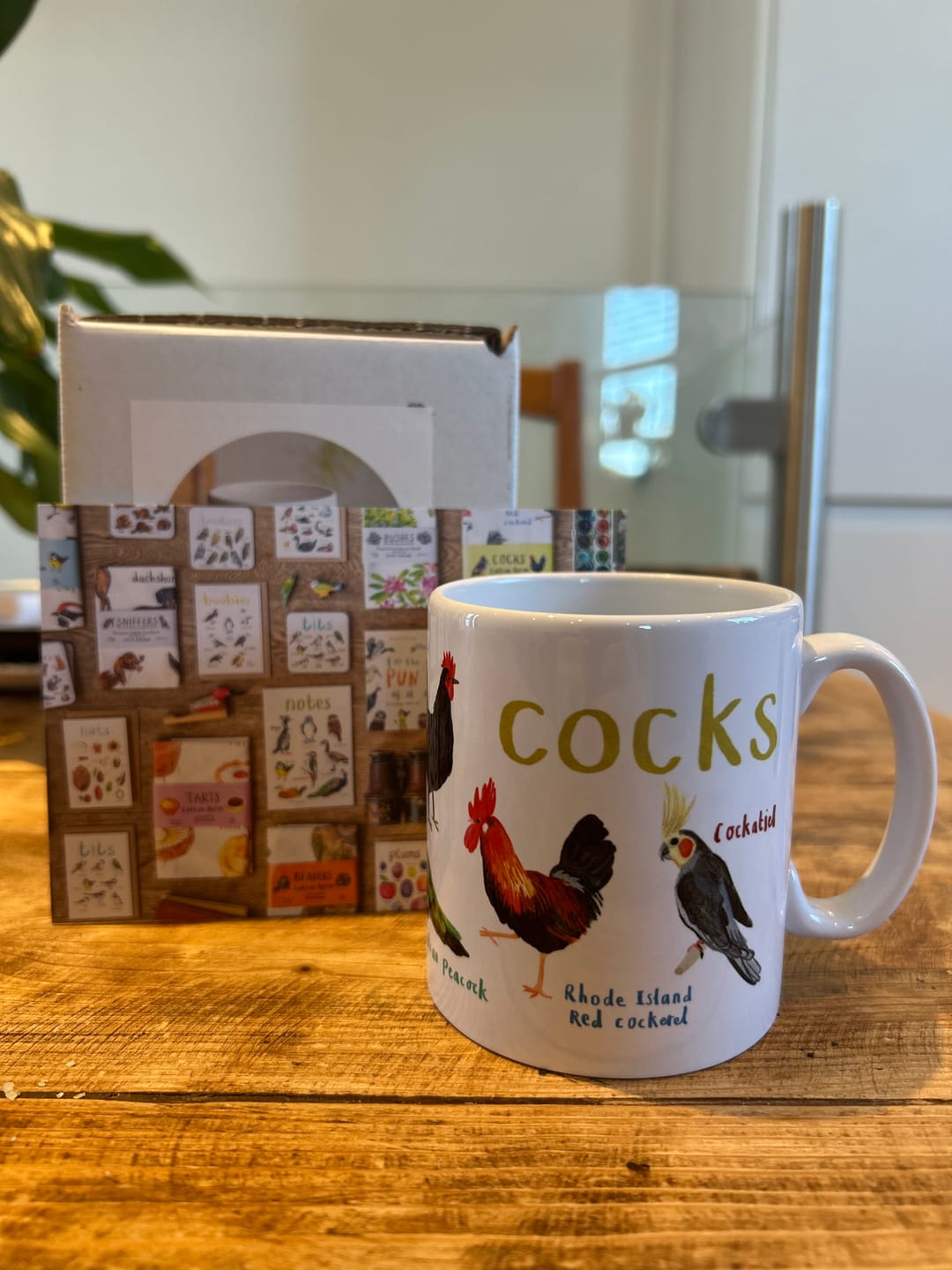 Customer photo review of Cocks Ceramic Bird Mug