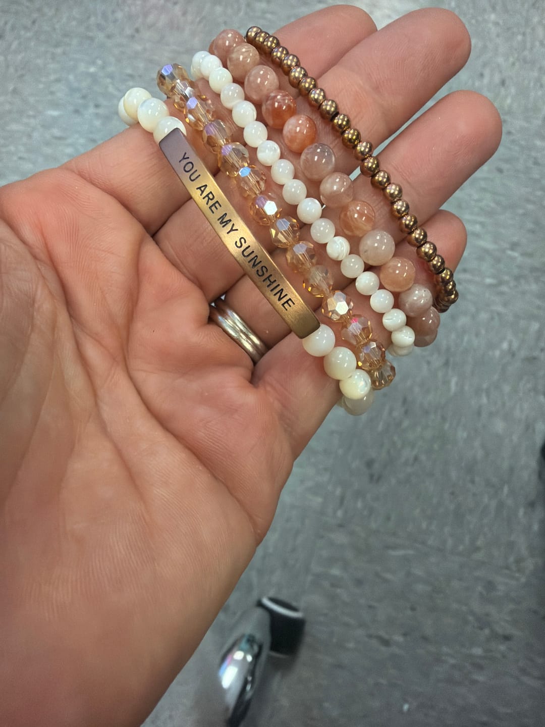 Customer photo review of ROSE GOLD - ACCENT BRACELET