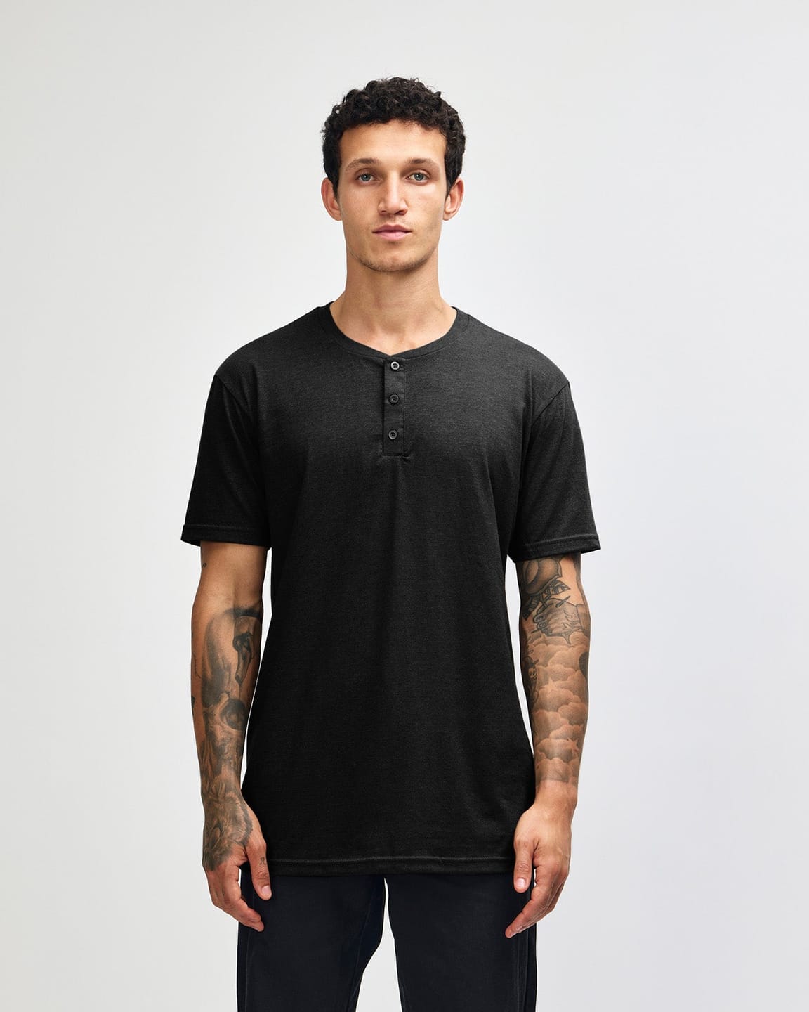 Customer photo review of Unisex Henley
