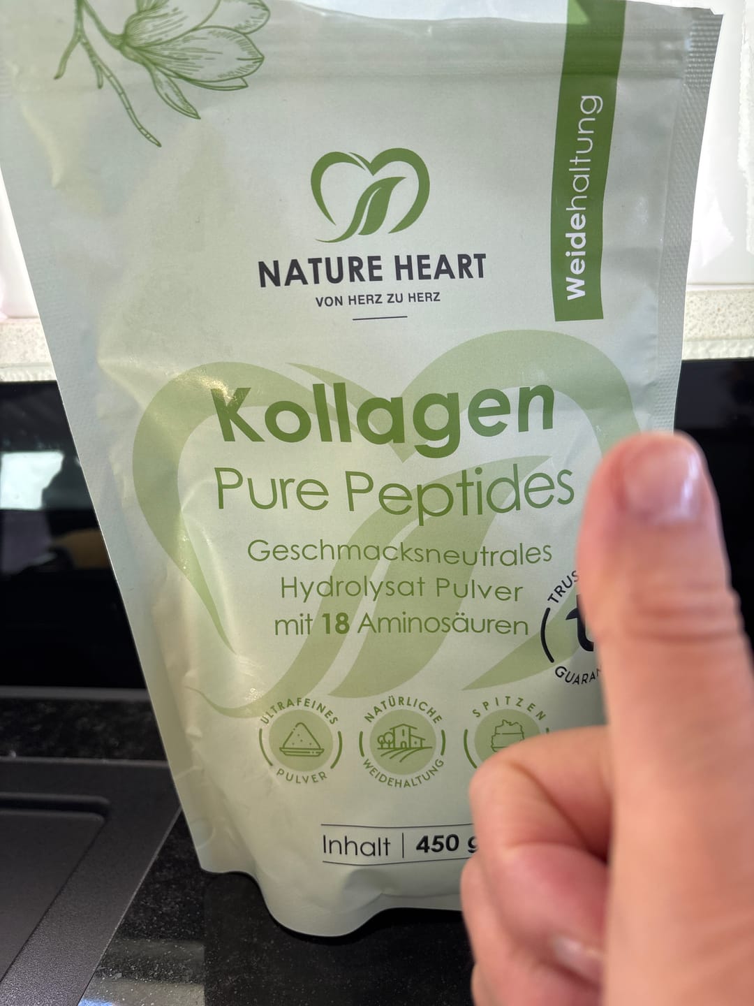 Customer photo review of Kollagen Pure Peptides
