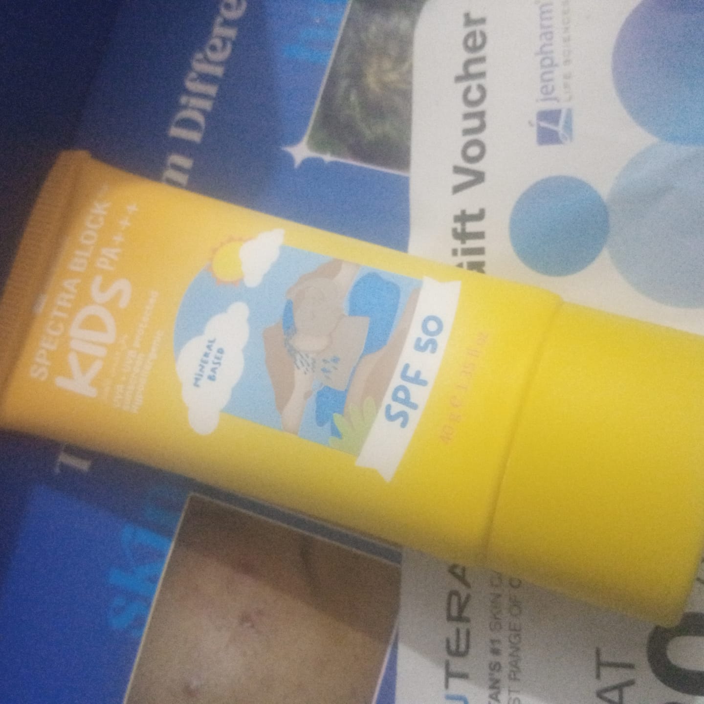 Customer photo review of Spectra Block Kids Spf50