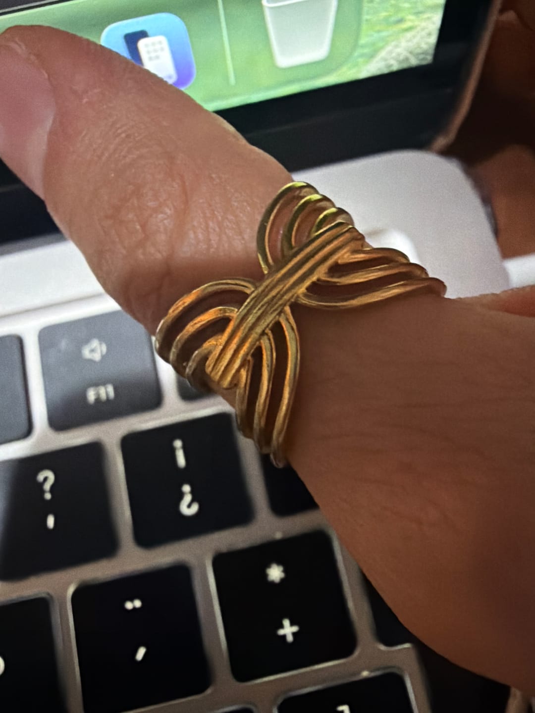 Customer photo review of Anillo Ajustable Darius
