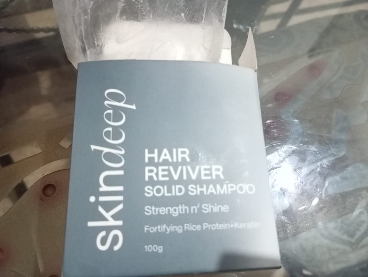 Customer photo review of ORGANIC REGENERATING FACE WASH - Daily Cleansing Treatment